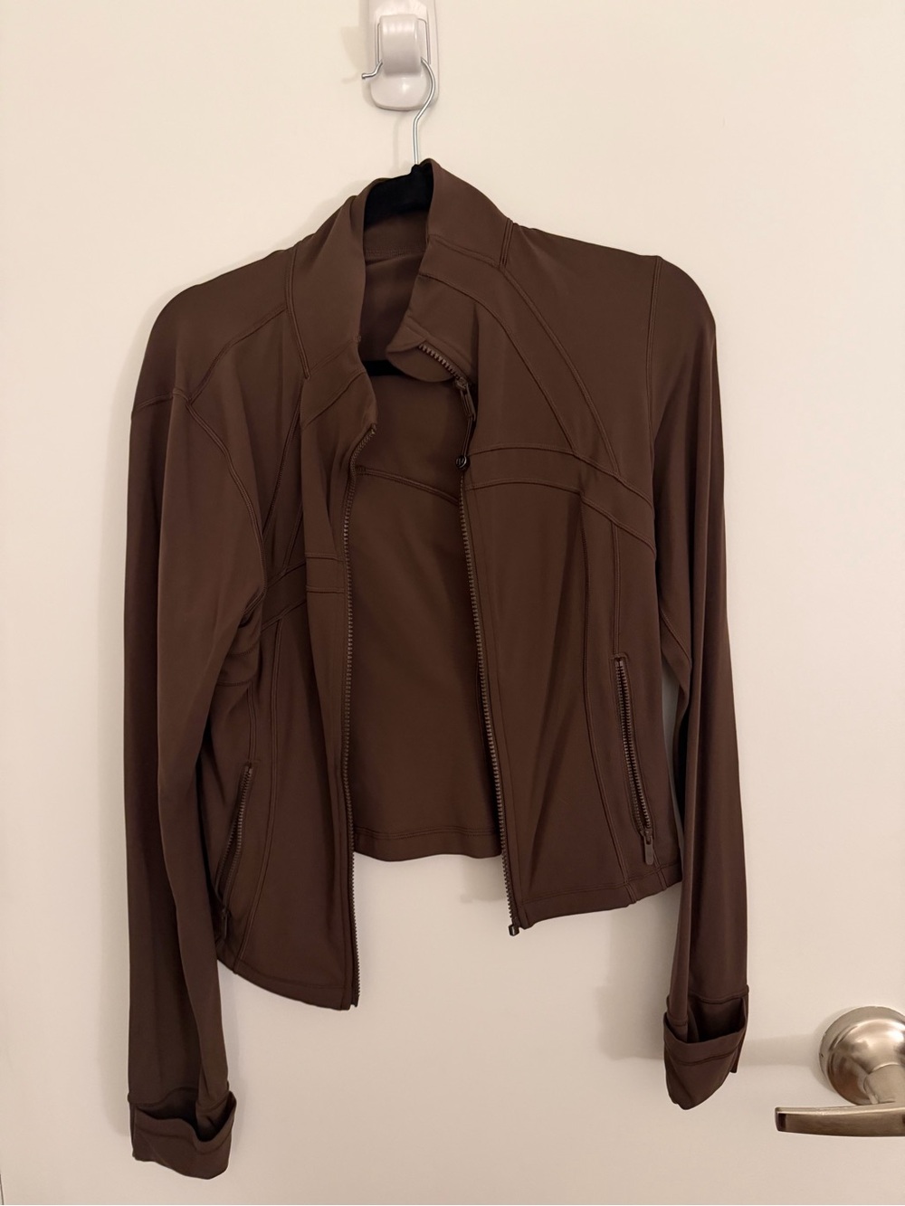 Lululemon Define Cropped Jacket Nulu- Walnut Crunch